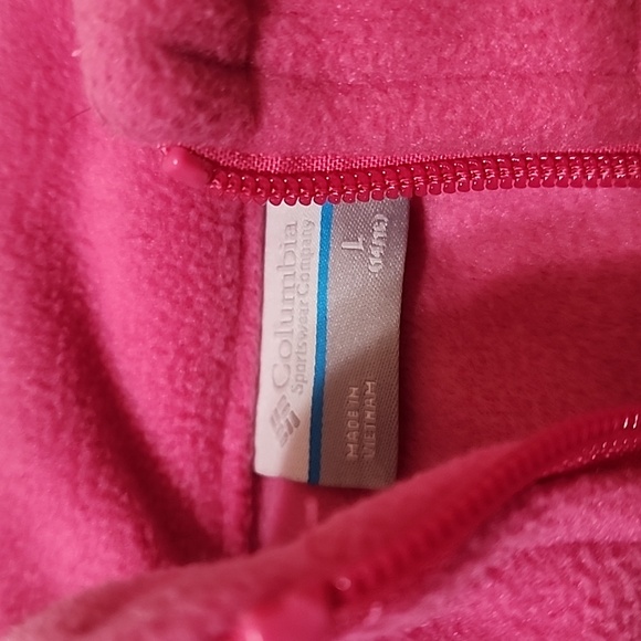 Columbia Fleece Girls L Pink - Picture 3 of 4